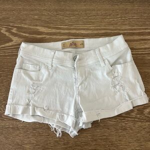 Hollister White Shorts